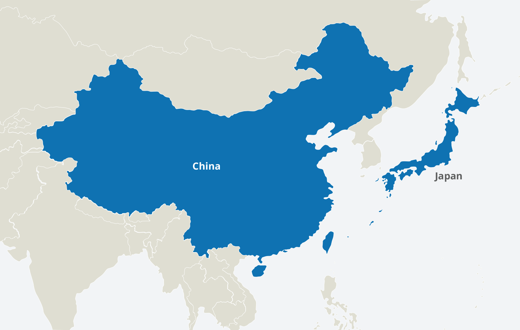 north-asia-map