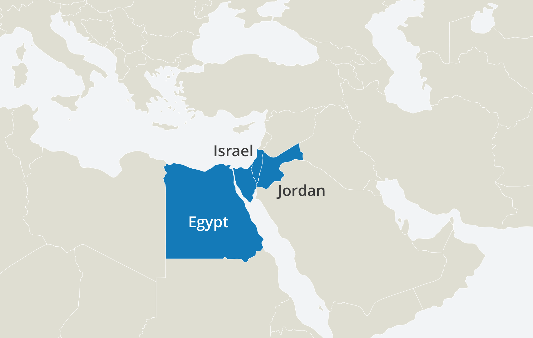 PEAK DMC Middle East Map